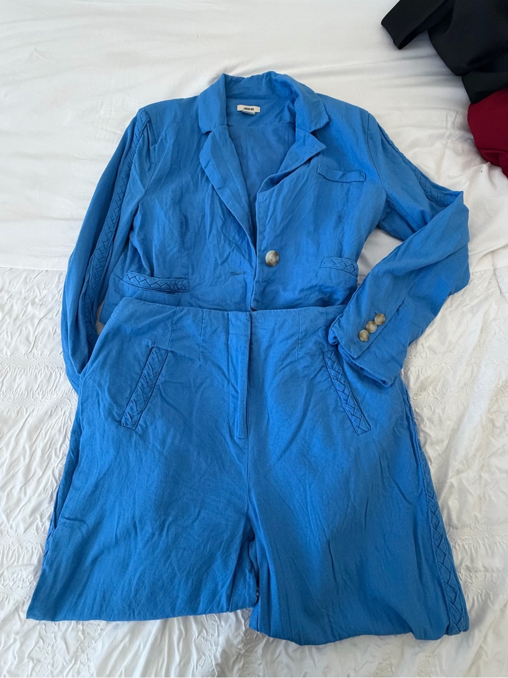 Jason Wu Vibrant Blue Blazer-Style Jumpsuit
